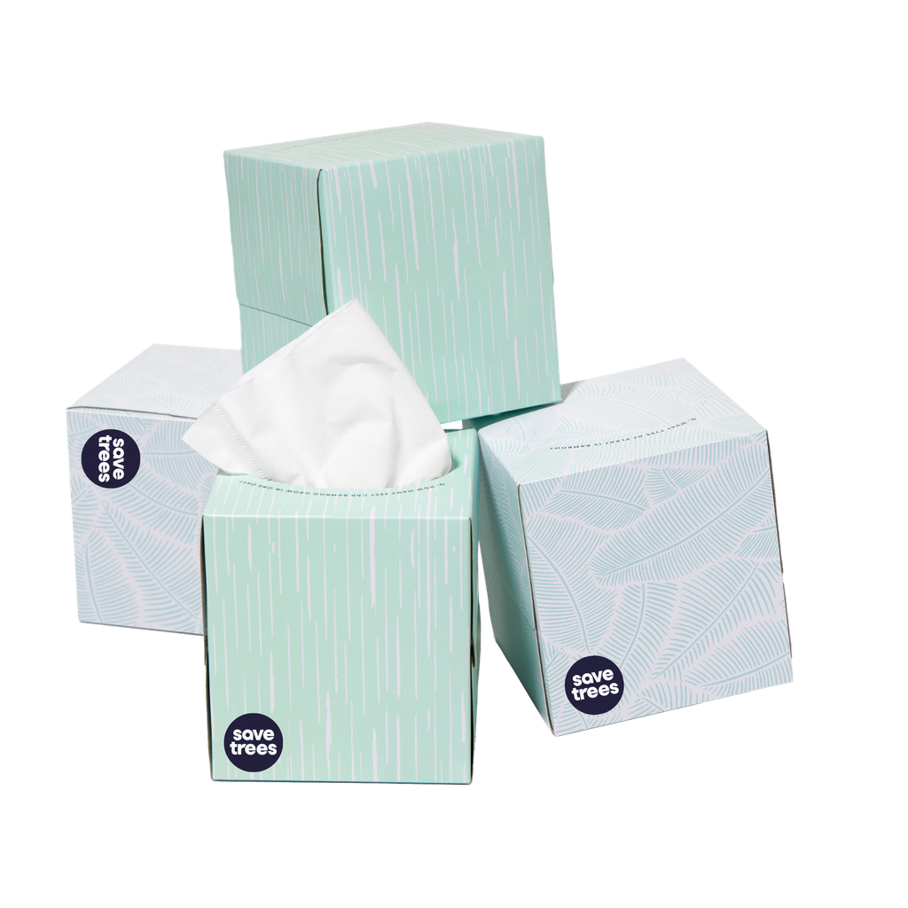 Cube Facial Tissues, 24 Count