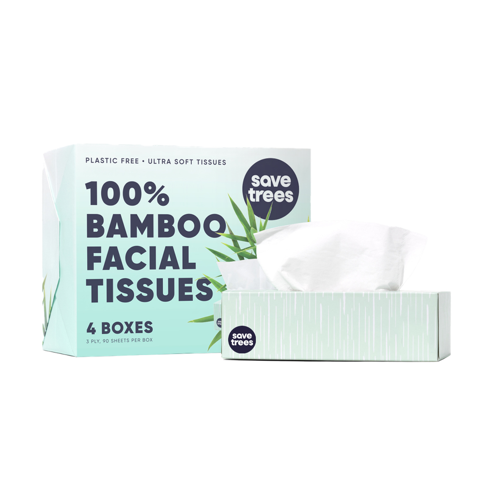 Rectangle Facial Tissues, 4 Count
